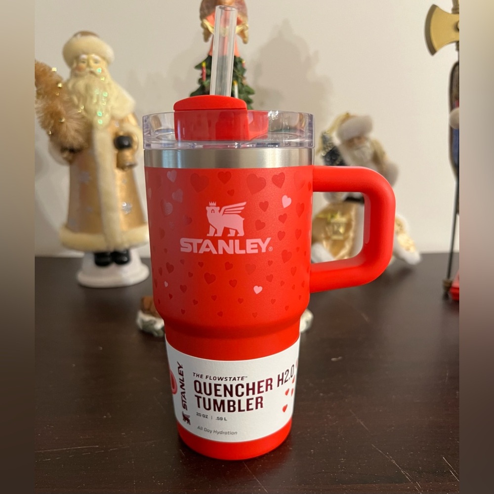 Stanley Cup Valentine’s Day 2025 Ruby Red 20 oz tumbler brand new!